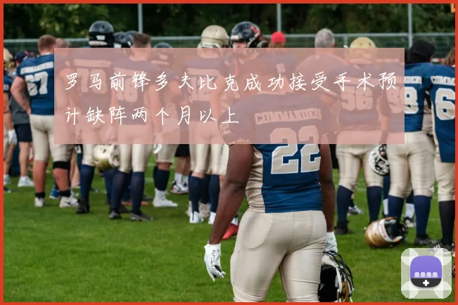 罗马前锋多夫比克成功接受手术预计缺阵两个月以上